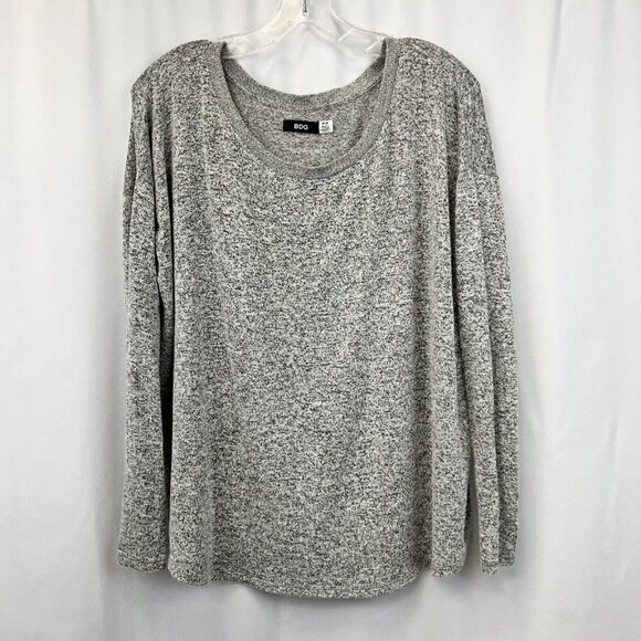 BDG Womens Multicolor Heather Long Sleeve Pullover Top Size Medium - Picture 1 of 10